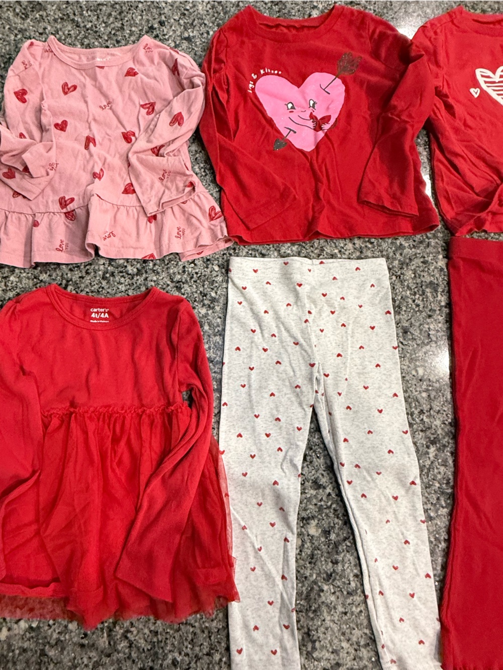 Girls 4T Valentines Bundle - Picture 3 of 9